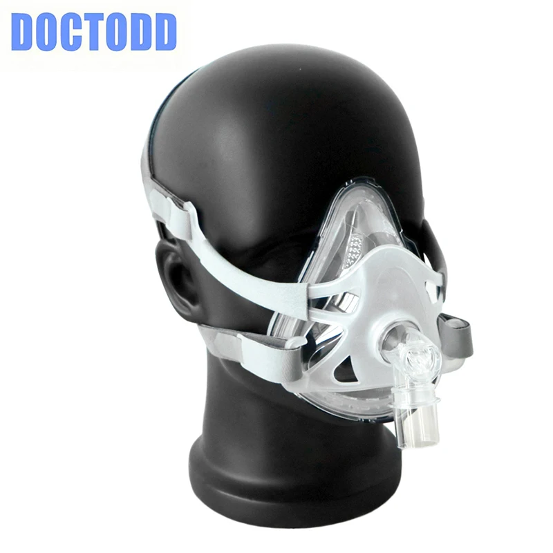 DOCTODDD BMC полная маска для лица защиты от храпа CPAP BiPAP силиконовый гель материал