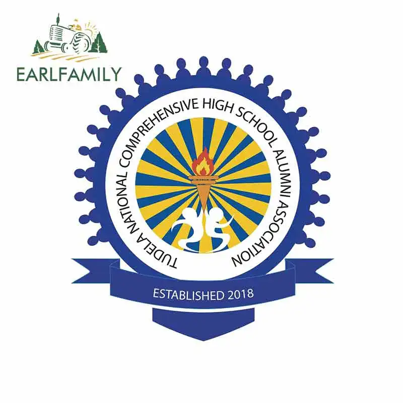 EARLFAMILY 13 см x 12 2 для Tudela национальная Авто Наклейка DIY Автомобильная наклейка
