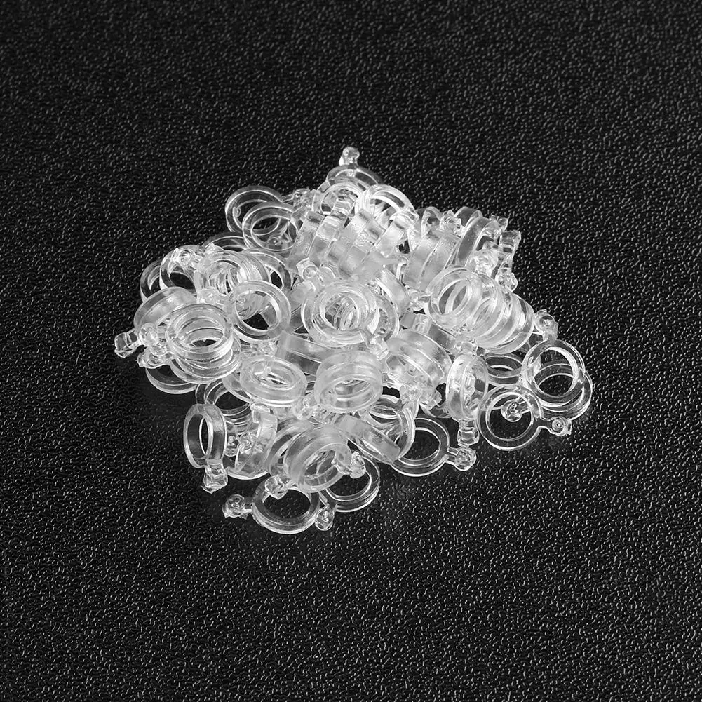 100 шт./компл. белые ПЭ ленты для приманки в виде гранул эластичные рыбалки