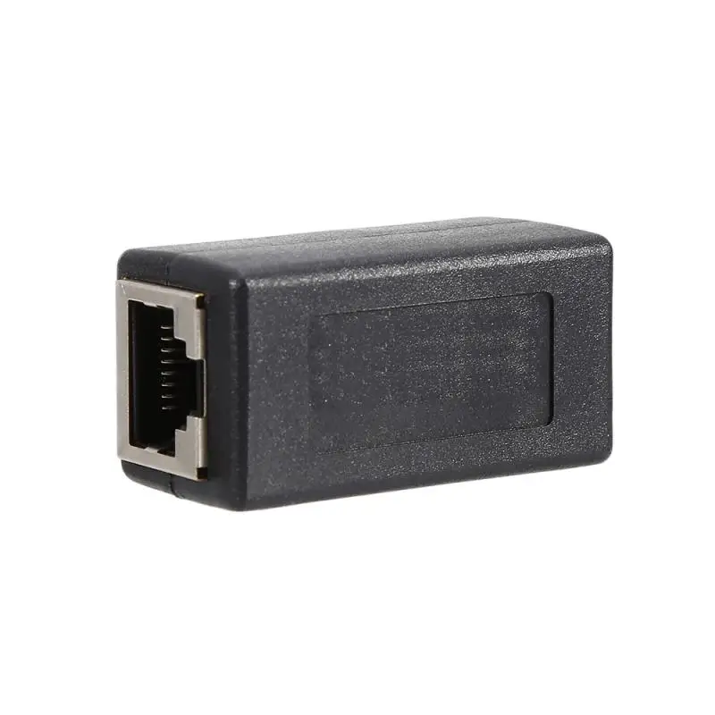 

1/3PCS Ethernet Dual Straight Head Lan Cable Joiner Coupler RJ45 CAT 5 5E 6 6A Extender Plug Network Secure Cable Connector