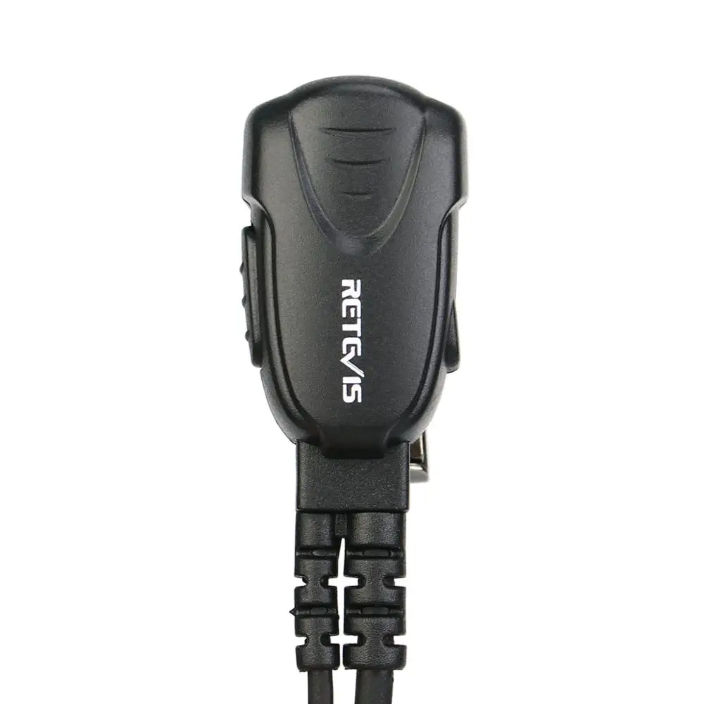 2pcs Retevis EA011Y Earpiece Mic PTT 3.5mm 1-Pin Headphones For YAESU VERTEX VXT-20 VX-300 Retevis RT40 RB615 RB15 Walkie Talkie