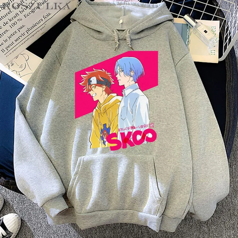 

SK8 The Infinity Hoodie Oversized Streetwear Hip Hop Women Tops Long Sleeve Print Sweatshirt Kawaii Clothes Skateboard Boys Wram