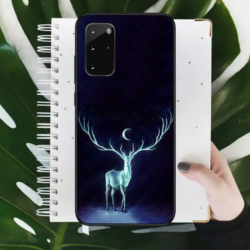 

Deer Cute Elk animal Phone Cases For Samsung galaxy S 9 10 20 A 10 21 30 31 40 50 51 71 s note 20 j 4 2018 plus