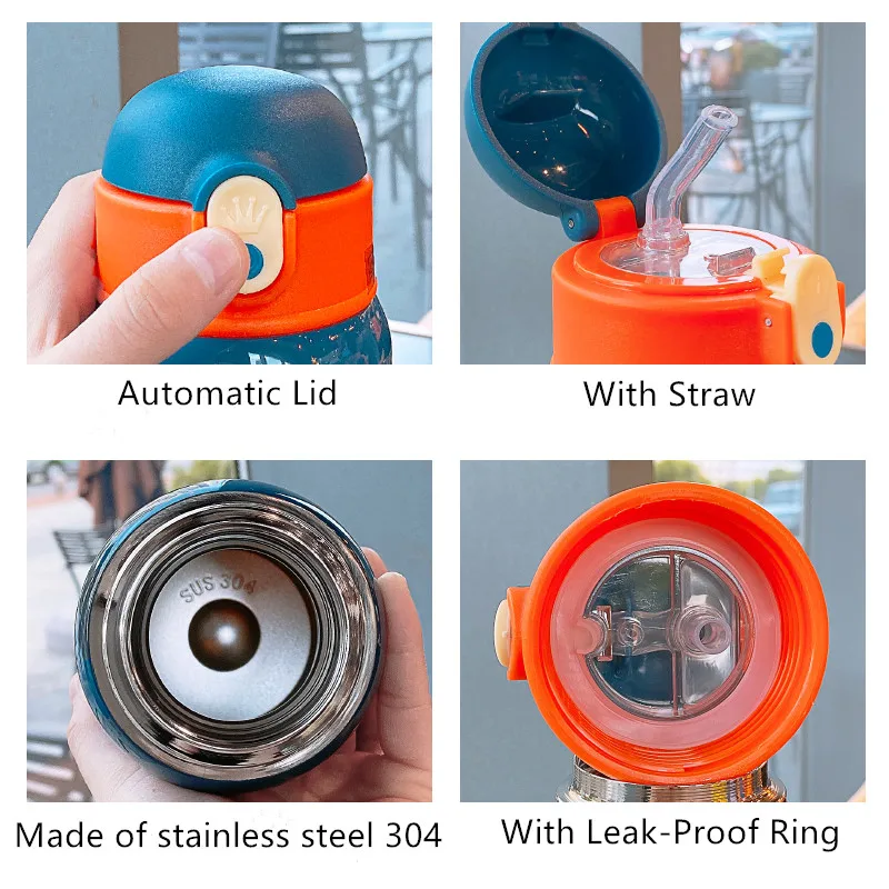 Детский термос из нержавеющей стали 400 мл | Дом и сад