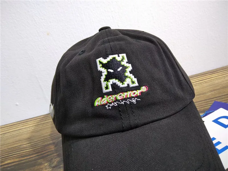 ADER ERROR Invader Baseball Caps Men Women 1:1 High Quality Alien Monster Embroidery Logo Adererror Hats Adjustable Inside Label