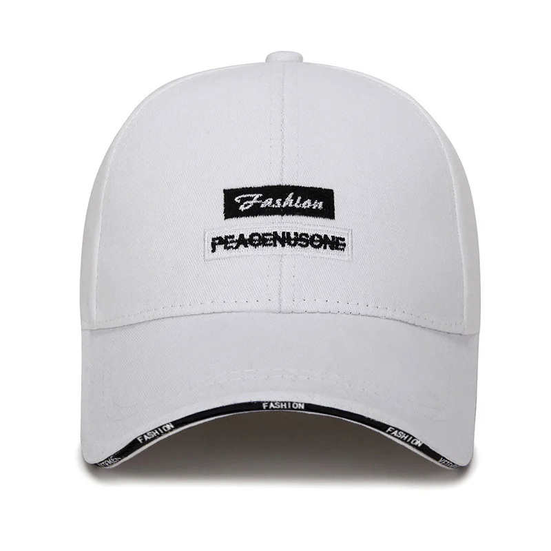 FS 2021 черно-белая кепка с буквенным принтом регулируемая зимняя женская и мужская