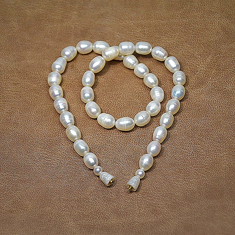 

Wholesale price Natural freshwater pearl necklace simple model uneven large pearl necklace short pearl necklace Free Shipping