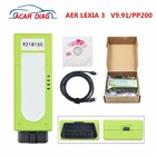 Сканер Lexia 3 с золотым чипом 921815C PP2000 Diagbox V9.91 Lexia3 для CitroenPeugeot, автомобильный диагностический сканер Lexia OBD OBD2, Автомобильные диагностические инструменты
