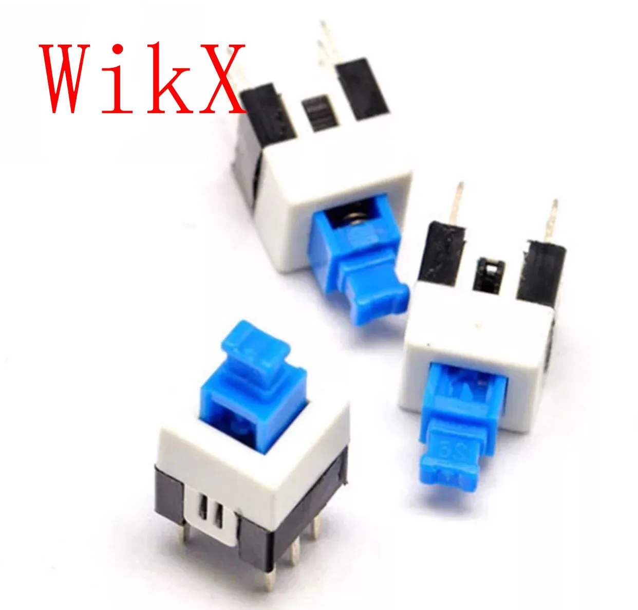 

Wikx button switch key switch 7 * 7mm self locking switch with lock switch 20pcs