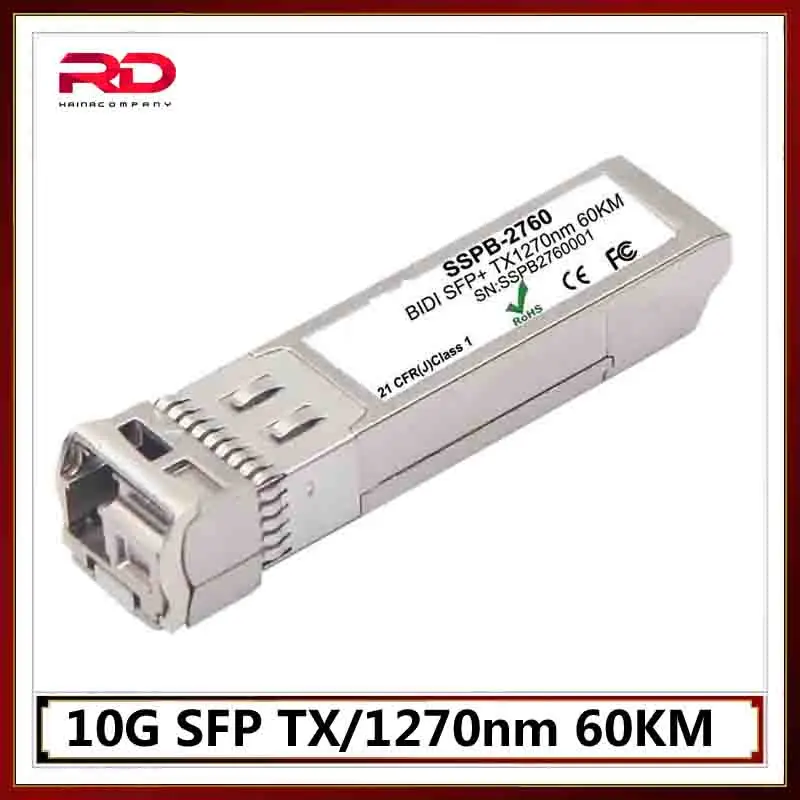 10G SFP BX60D совместимый BASE-BX60-D + 1330nm-TX/1270nm-RX 60km DOM Модуль строя для Cisco