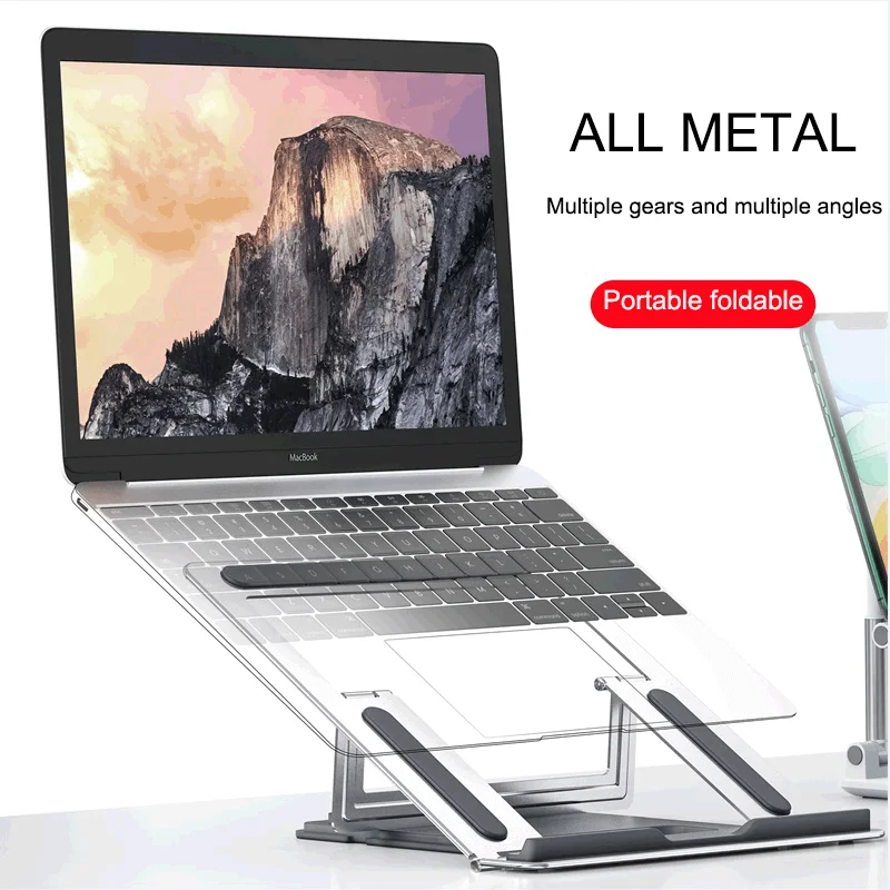 

laptop accessories portable Laptop stand can lift and drop invisible ultra-thin multi-function notebook stand for macbook pro