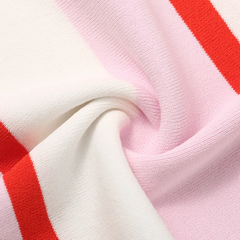 

2021 new Hongmiao women's T-shirt summer quality women's stripe round neck short sleeve comfortable t-shirt casual top