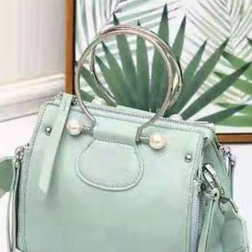 

Простая D-образная ручка для сумок, сменная вешалка для пальто с жемчугом для изготовления кошелька