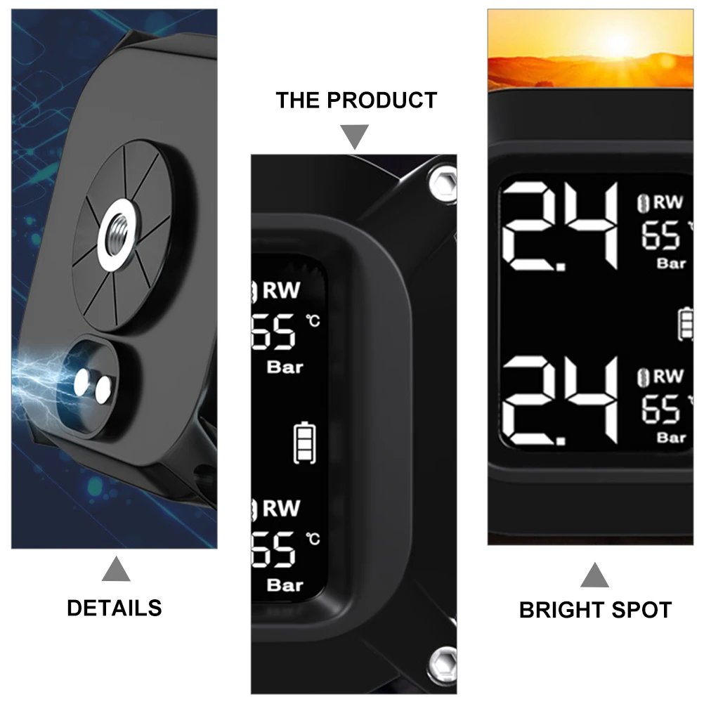 

1 Set Professional Tire Pressure Sensor Useful Wireless Tire Pressure Monitor