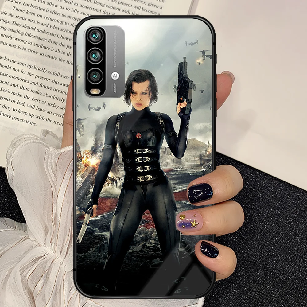 

Resident TV Evil Phone Tempered Glass Case Cover For Xiaomi Redmi note k 7 8 9 10 30 40 A C T S Pro Phone case Painting Trend