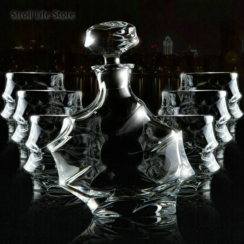 Креативные хрустальные бокалы для виски красного вина Подарочные бара