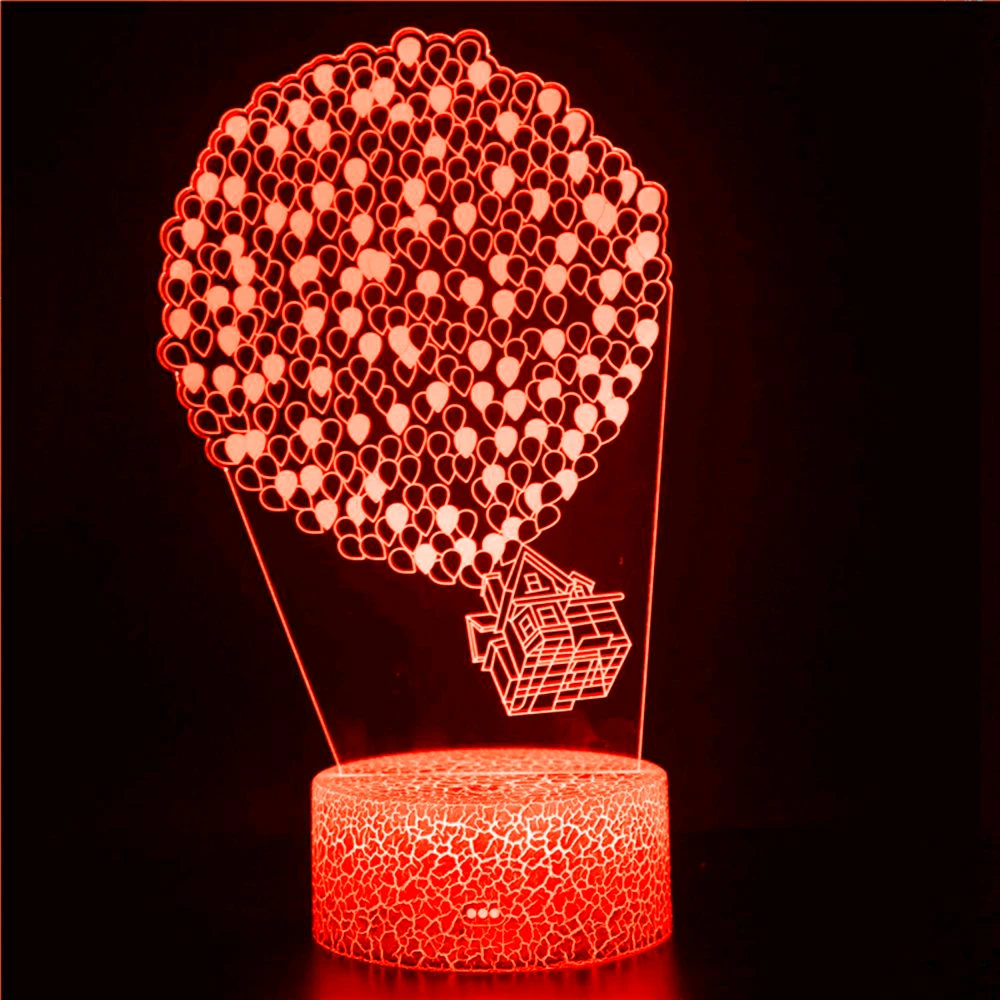 

Romantic Lover Gift Rose Bouquet 3D Night Light Model Desktop Bedside Table Lamp Birthday Gift Commemorative Decoration Light