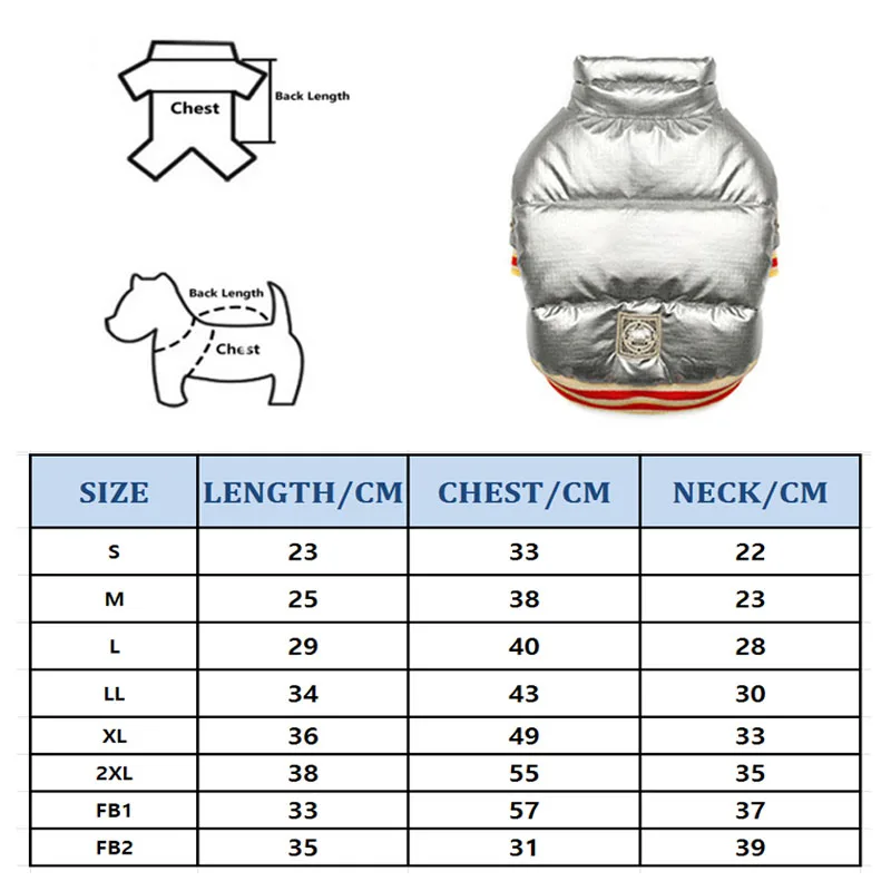 Зимняя одежда для собак супер теплое толстое хлопковое пальто пуховик маленьких