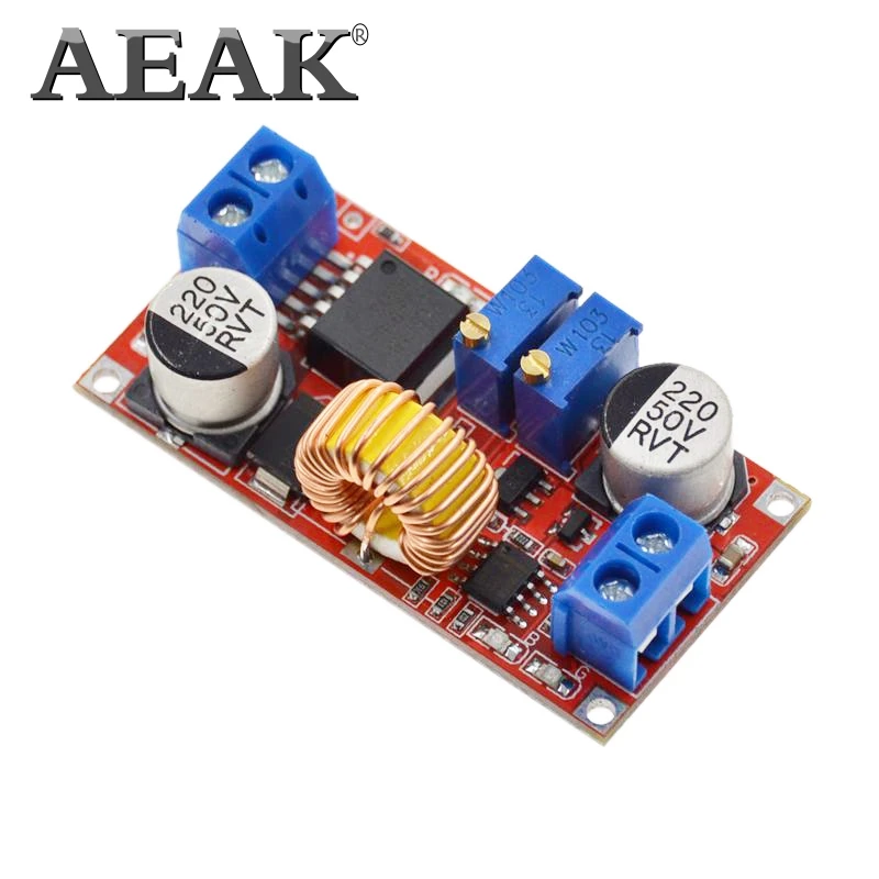 AEAK 5A постоянного тока в DC CC CV литиевая батарея понижающая зарядная плата светодиодный преобразователь питания литиевое зарядное устройство понижающий модуль XL4015