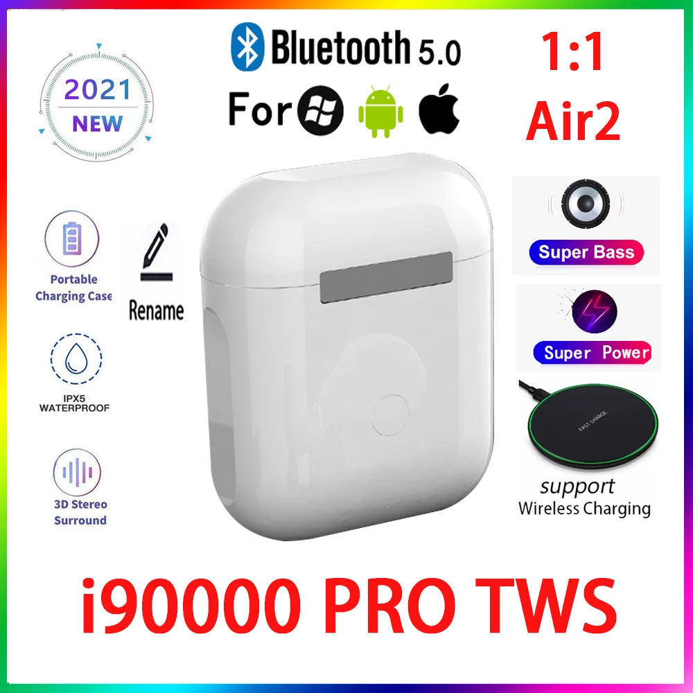 

Original i90000 PRO TWS 1:1 GPS Rename Wireless Bluetooth Headsets PKi7 i11 i14 i15 i16 i18 i30 i10 i20 i99999PRO i1000 i2000MAX