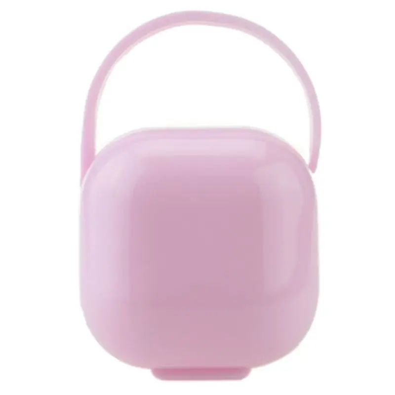 

6,2x6,2 см квадратной формы Детская пустышка на цепочке с прищепкой для хранения держатель Чехол пыле Infant Finger Зубная щётка Портативный коробка...