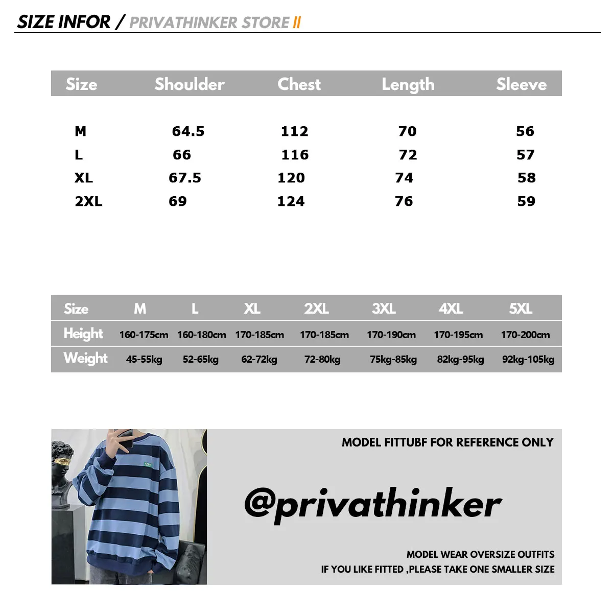 Мужская толстовка Privathinker с капюшоном в стиле Харадзюку круглым вырезом для осени