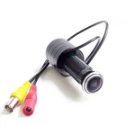 SMTKEY аналоговый дверной глазок с отверстием, проводная камера безопасности CVBS, видеокамера видеонаблюдения с широкоугольным объективом рыбий глаз