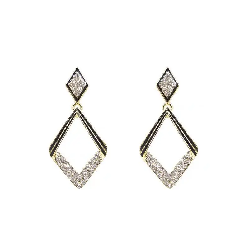 

S925 needle Earrings new fashion net red ins temperament female Earrings light luxury high sense earrings ear