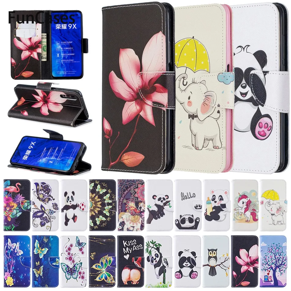 Роскошный чехол кошелек с цветочным рисунком панды для Redmi 6 6A Note 5A телефона 5 Plus K20