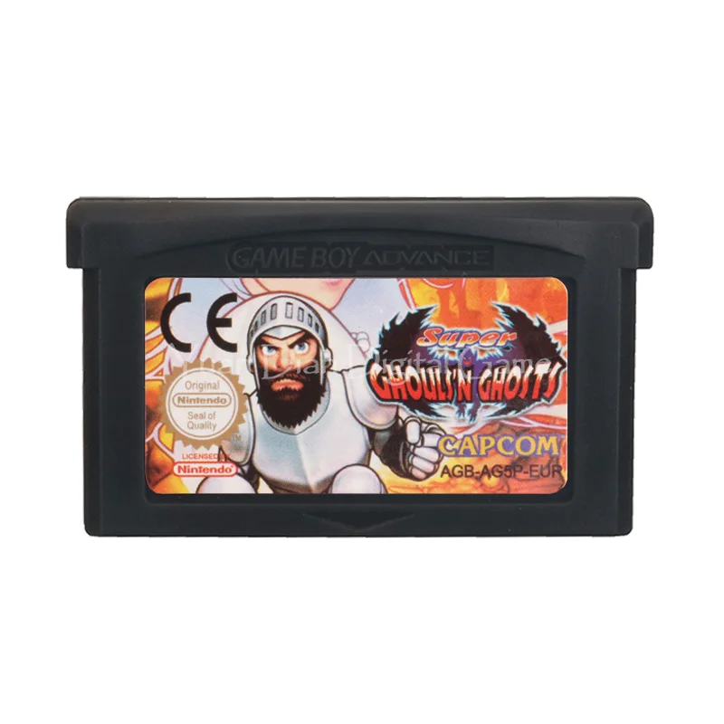 Картридж для видеоигр Nintendo GBA карта Super Ghouls 'n Ghost на английском языке