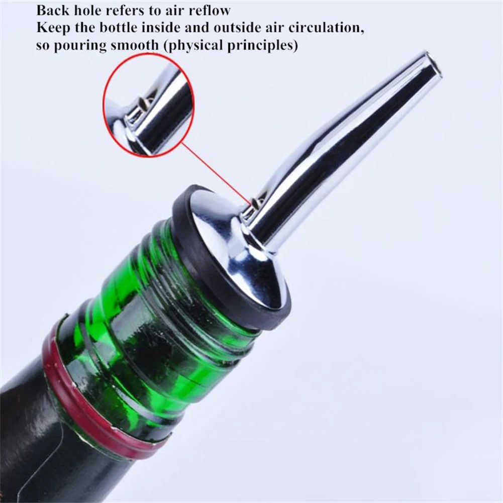 1PC Stainless Steel Wine Bottle Pourer Oil Cork Bartender Accessories Bar | Дом и сад