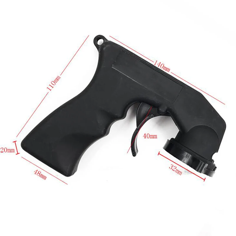 

1Pc Spray Adaptor Paint Care Aerosol Spray Gun Handle with Full Grip Trigger Locking Collar Car Maintenance