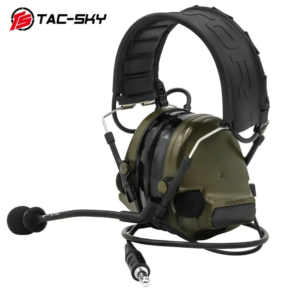 COMTAC III TAC-SKY COMTAC comtac iii silicone earmuffs earphone noise reduction pickup military tactical headset C3FG