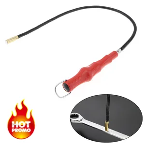 Складной мощный магнитный захват, металлический гибкий захват, присоска, Магнитная пружина, портативный ручной инструмент