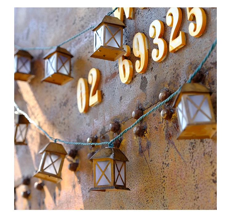 KHLITEC светодиодная гирлянда в стиле ретро для улицы Рождественская дома украшения