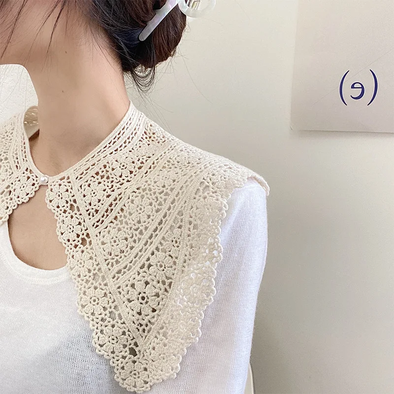 Шаль кружевная трикотажная летняя с юбкой и футболкой | Аксессуары для одежды