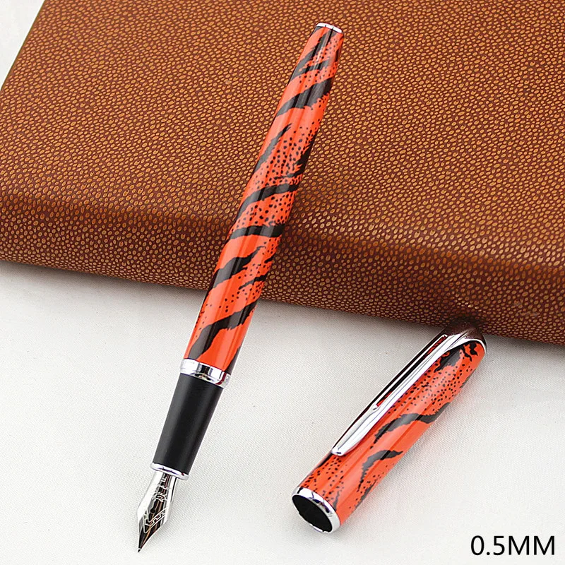 

Высококачественная перьевая ручка Iraurita, полностью Металлическая Серебряная ручка с зажимом, роскошная ручка Jinhao 996, Канцтовары, офисные и ш...