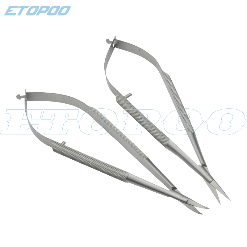 12 5 см офтальмологических микрохирургических инструмент посылка для ножниц