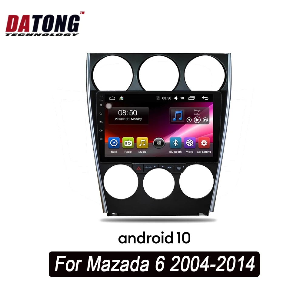DATONG Android 10 0 Автомобильный мультимедийный радио плеер для Mazda 6 2004 2005 2006 2007 2008 2009 2010