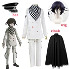 2020 Danganronpa V3 Ouma kokichi косплей костюм японская школьная форма для игр костюм одежда обувь Хэллоуин Карнавальный реквизит