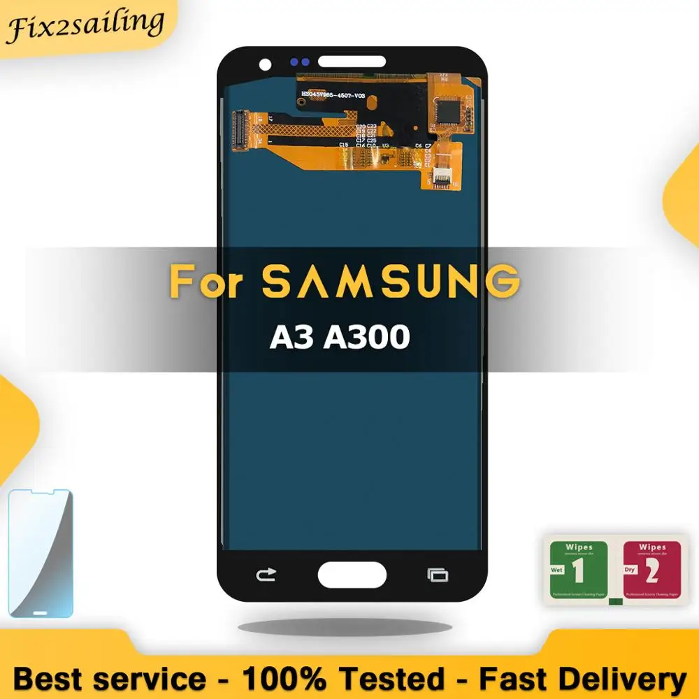 ЖК дисплей для Samsung Galaxy a3 сменный экран 2015 A300 A3000 samsung a300f A300H дигитайзер|Экраны