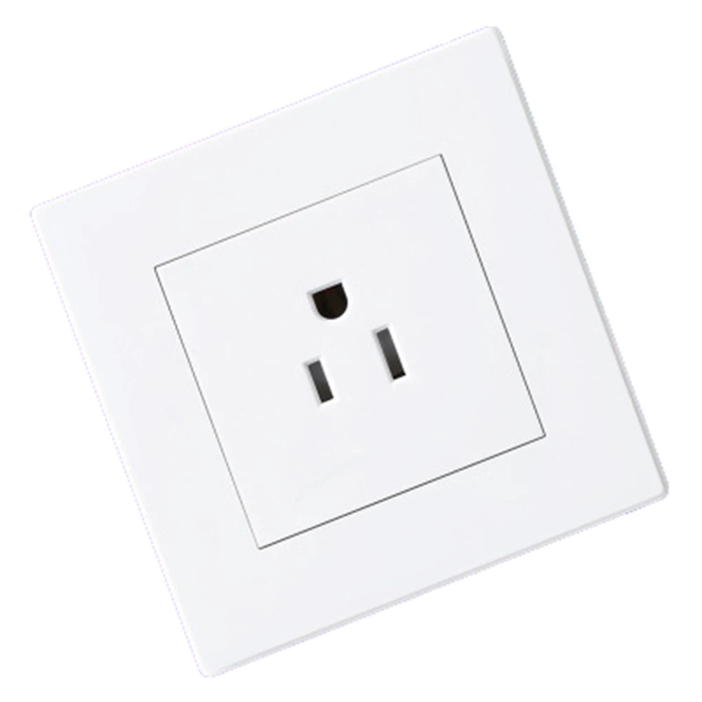 Высокое качество 86 Тип ПК Панель 110В 250В США настенная розетка питания 5 15R