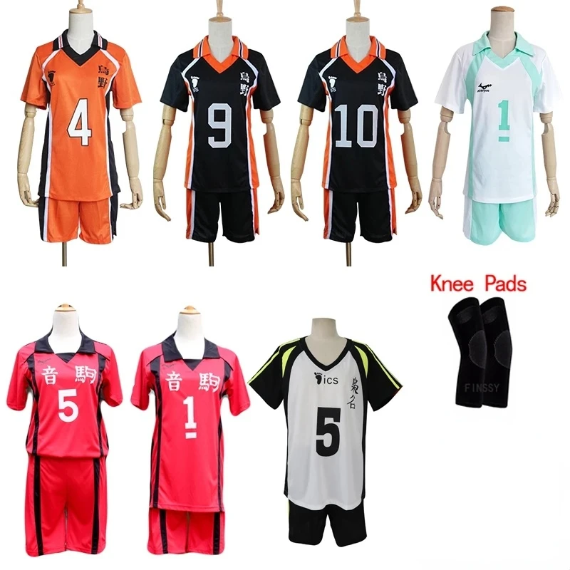

9 видов стилей Haikyuu Cosplay Костюм Karasuno старшая школа волейбол клуб Hinata Shyouyou спортивная одежда Униформа подарки на Хэллоуин