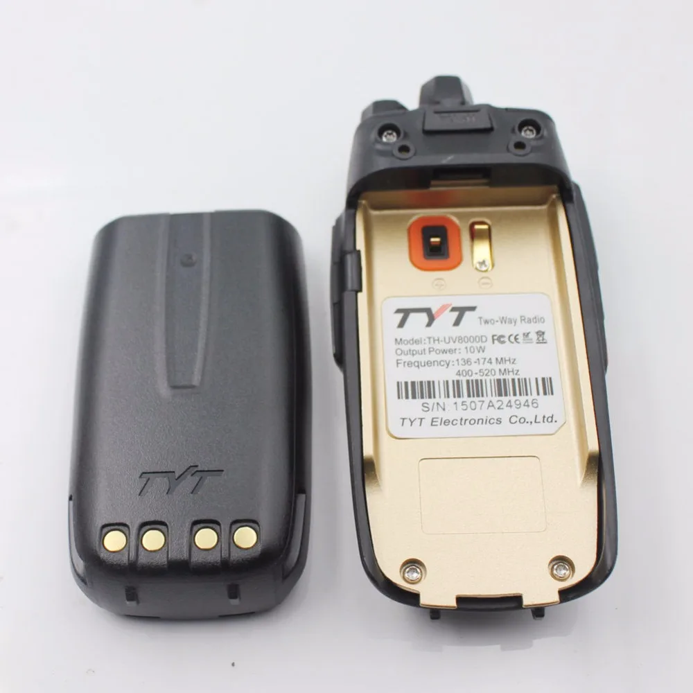 TYT TH-UV8000D рация 10 км Двухдиапазонная VHF и UHF 10 Вт 10 км Любительское радио 3600 мАч кросс-полосный ретранслятор функция радио
