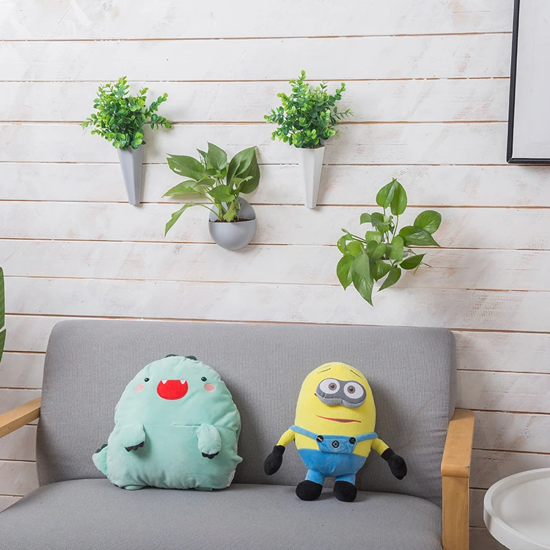 Настенная искусственная пластиковая ваза украшение на стену необычные