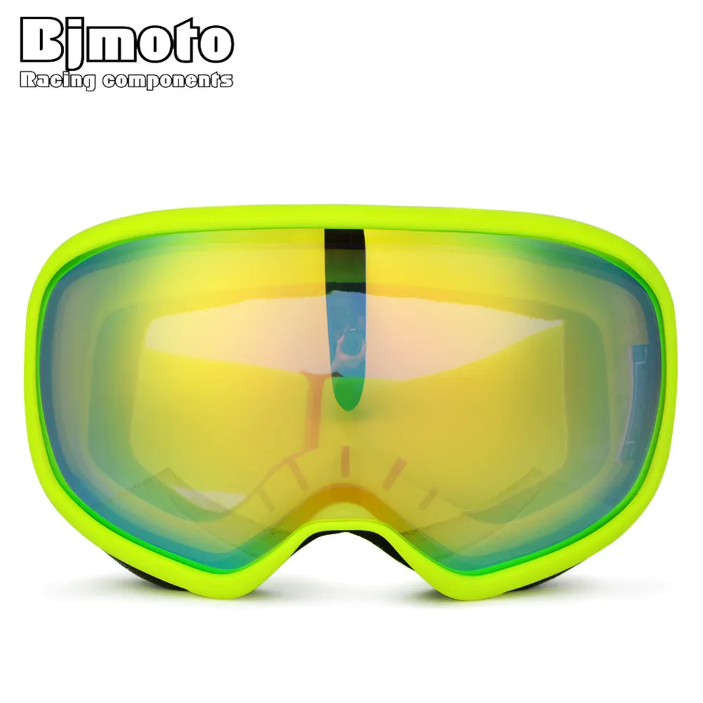 Мотоциклетные очки BJMOTO дышащая Лыжная маска для снега унисекс противотуманные