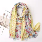 Модный шарф, женское полотенце для рук из хлопка и льна, женское тонкое стильное маленькое зеленое пляжное солнцезащитное банное полотенце с изображением свежих фруктов и цветов кешью