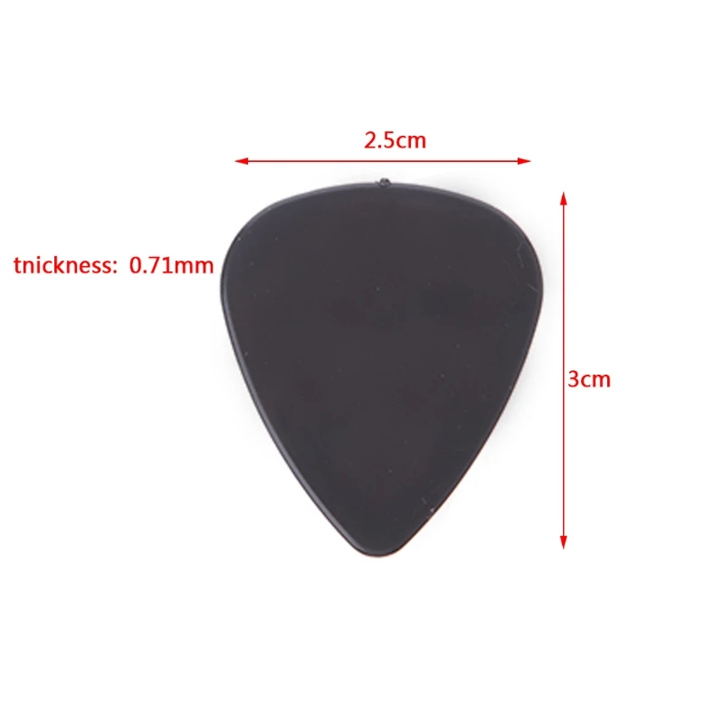 lot 100 stücke akustische elektrische gitarre picks 071mm plektren musical instrument free global shipping