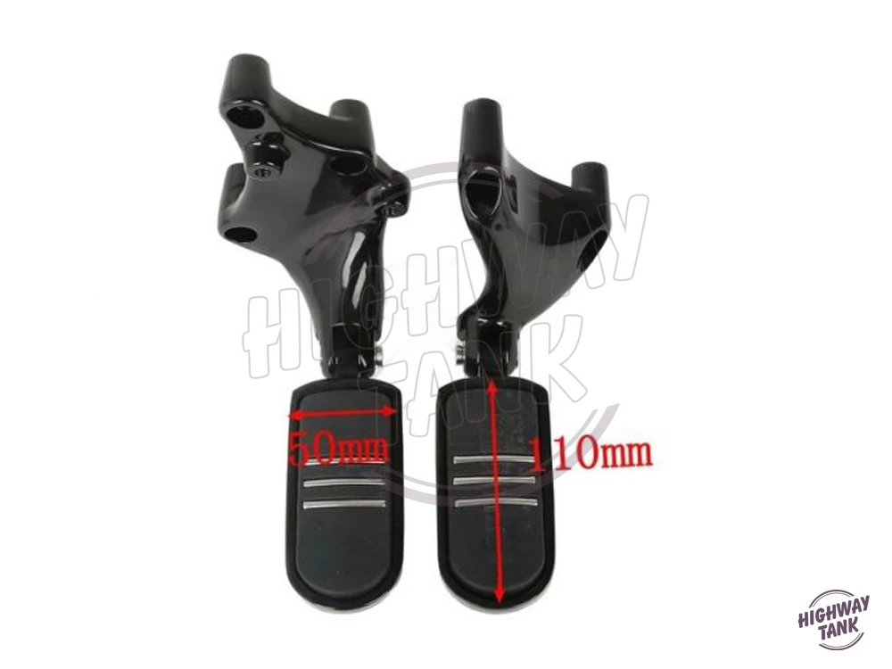 

Motorcycle Rear Streamliner Foot pegs Footrests Mount Brackets case for Harley Sportster 883 1200 XL 2014 2015 2016 2017