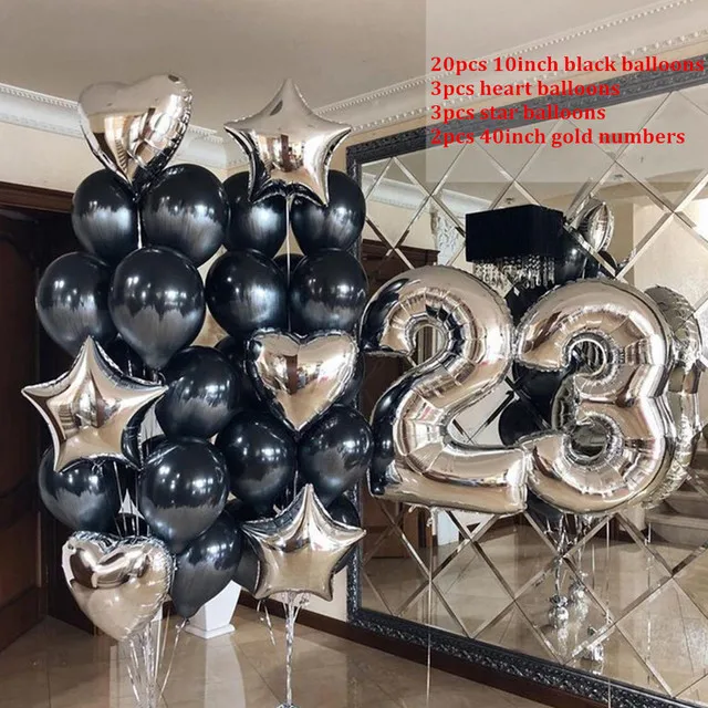 1 комплект 18 лет для мальчиков и девочек украшение дня рождения 30 дюймов